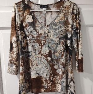 Brittany Black women's blouse Sz M